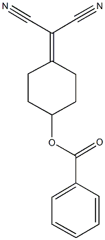 4-(dicyanomethylene)cyclohexyl benzoate Structure