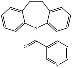 5-(3-pyridinylcarbonyl)-10,11-dihydro-5H-dibenzo[b,f]azepine 结构式