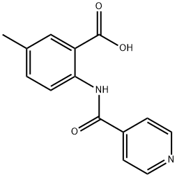 2-(isonicotinoylamino)-5-methylbenzoic acid Structure