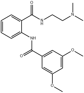 N-[2-({[2-(dimethylamino)ethyl]amino}carbonyl)phenyl]-3,5-dimethoxybenzamide,947822-11-9,结构式