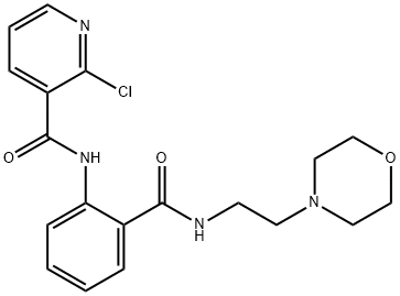 947824-46-6 2-chloro-N-[2-({[2-(4-morpholinyl)ethyl]amino}carbonyl)phenyl]nicotinamide