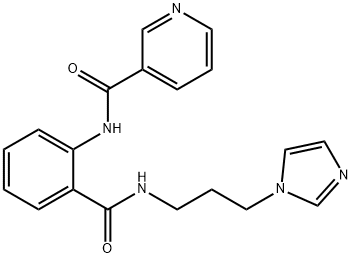 N-[2-({[3-(1H-imidazol-1-yl)propyl]amino}carbonyl)phenyl]nicotinamide,947849-03-8,结构式