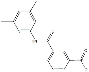 N-(4,6-dimethyl-2-pyridinyl)-3-nitrobenzamide|