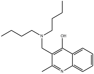 3-[(디부틸아미노)메틸]-2-메틸-4-퀴놀리놀
