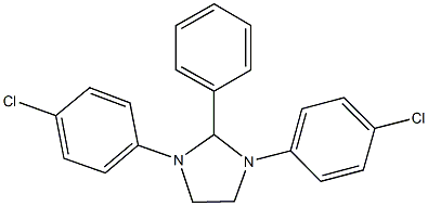 1,3-bis(4-chlorophenyl)-2-phenylimidazolidine Structure