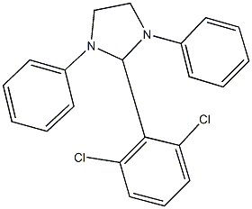 2-(2,6-dichlorophenyl)-1,3-diphenylimidazolidine Structure