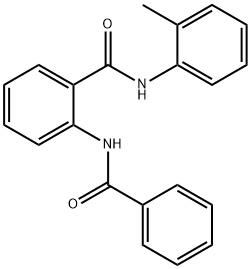 2-(benzoylamino)-N-(2-methylphenyl)benzamide Structure