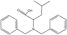 N,N-dibenzylleucine 结构式