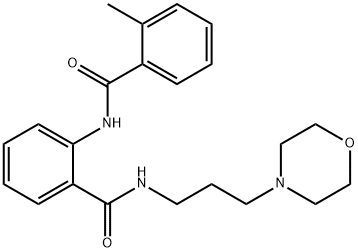 2-[(2-methylbenzoyl)amino]-N-[3-(4-morpholinyl)propyl]benzamide Structure