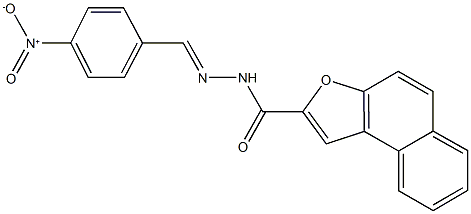 N'-{4-nitrobenzylidene}naphtho[2,1-b]furan-2-carbohydrazide|