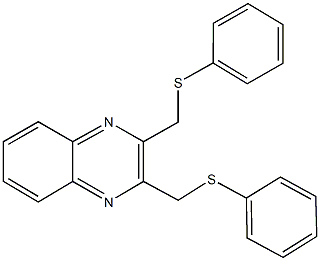 2,3-bis[(phenylsulfanyl)methyl]quinoxaline|
