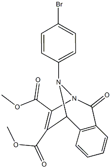 dimethyl 12-(4-bromophenyl)-8-oxo-9,12-diazatricyclo[7.2.1.0~2,7~]dodeca-2,4,6,10-tetraene-10,11-dicarboxylate,952569-14-1,结构式