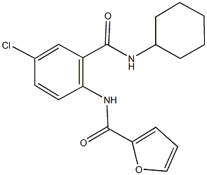 952569-44-7 N-{4-chloro-2-[(cyclohexylamino)carbonyl]phenyl}-2-furamide