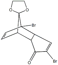 4,7-dibromospiro(tricyclo[5.2.1.0~2,6~]decane-10,2'-[1,3]-dioxolane)-4,8-dien-3-one|1',4'-二溴螺[1,3-二氧杂环戊烷'-2,10-三环[5.2.1.0,2,6]癸烷]-3',8'-二烯-5'-酮