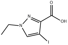 1-ethyl-4-iodo-1H-pyrazole-3-carboxylic acid Structure