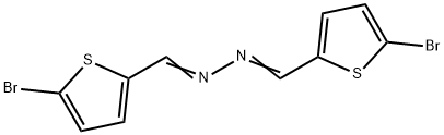 5-bromo-2-thiophenecarbaldehyde [(5-bromo-2-thienyl)methylene]hydrazone 结构式