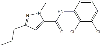 957287-44-4 N-(2,3-dichlorophenyl)-1-methyl-3-propyl-1H-pyrazole-5-carboxamide