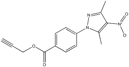 957313-25-6 2-propynyl 4-{4-nitro-3,5-dimethyl-1H-pyrazol-1-yl}benzoate