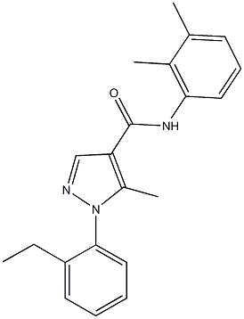 957371-89-0 N-(2,3-dimethylphenyl)-1-(2-ethylphenyl)-5-methyl-1H-pyrazole-4-carboxamide