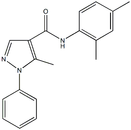 957478-37-4 N-(2,4-dimethylphenyl)-5-methyl-1-phenyl-1H-pyrazole-4-carboxamide