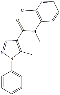 957478-65-8 N-(2-chlorophenyl)-N,5-dimethyl-1-phenyl-1H-pyrazole-4-carboxamide