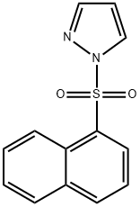 1-(1-naphthylsulfonyl)-1H-pyrazole Struktur