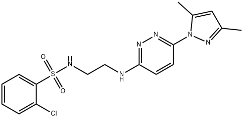 957499-80-8 2-chloro-N-(2-{[6-(3,5-dimethyl-1H-pyrazol-1-yl)-3-pyridazinyl]amino}ethyl)benzenesulfonamide