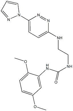 957507-93-6 N-(2,5-dimethoxyphenyl)-N'-(2-{[6-(1H-pyrazol-1-yl)-3-pyridazinyl]amino}ethyl)urea