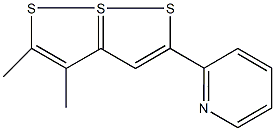 2-(4,5-dimethyl-7lambda~4~-[1,2]dithiolo[5,1-e][1,2]dithiol-2-yl)pyridine Structure