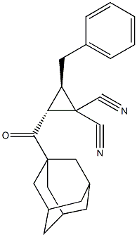 2-(1-adamantylcarbonyl)-3-benzyl-1,1-cyclopropanedicarbonitrile|