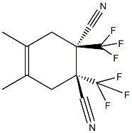4,5-dimethyl-1,2-bis(trifluoromethyl)-4-cyclohexene-1,2-dicarbonitrile,957510-71-3,结构式