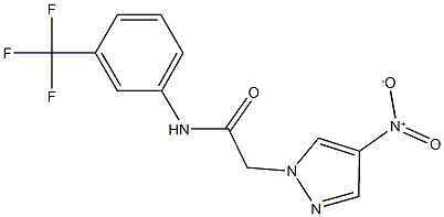 2-{4-nitro-1H-pyrazol-1-yl}-N-[3-(trifluoromethyl)phenyl]acetamide,957511-26-1,结构式