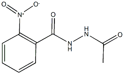 N'-acetyl-2-nitrobenzohydrazide Structure