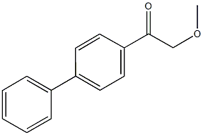 1-[1,1'-biphenyl]-4-yl-2-methoxyethanone 结构式