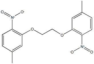 4-methyl-2-[2-(5-methyl-2-nitrophenoxy)ethoxy]-1-nitrobenzene Structure