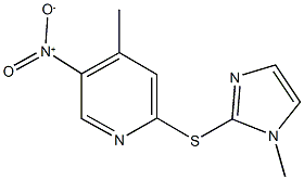 96592-30-2 5-nitro-4-methyl-2-[(1-methyl-1H-imidazol-2-yl)sulfanyl]pyridine