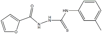 2-(2-furoyl)-N-(3-methylphenyl)hydrazinecarbothioamide Structure