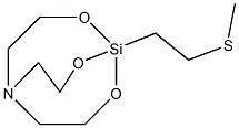 1-[2-(methylsulfanyl)ethyl]-2,8,9-trioxa-5-aza-1-silabicyclo[3.3.3]undecane Structure