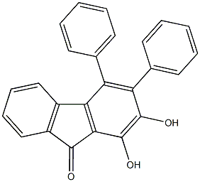 1,2-dihydroxy-3,4-diphenyl-9H-fluoren-9-one Structure