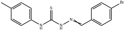 4-bromobenzaldehyde N-(4-methylphenyl)thiosemicarbazone|