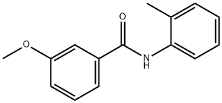 3-methoxy-N-(2-methylphenyl)benzamide,97497-93-3,结构式