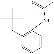 N-(2-neopentylphenyl)acetamide Structure