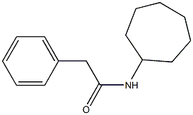 N-cycloheptyl-2-phenylacetamide Struktur