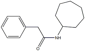 N-cycloheptyl-2-phenylacetamide Structure