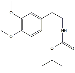 tert-butyl 2-(3,4-dimethoxyphenyl)ethylcarbamate,98062-25-0,结构式