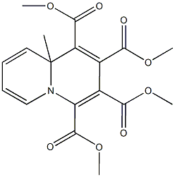 tetramethyl 9a-methyl-9aH-quinolizine-1,2,3,4-tetracarboxylate,981-47-5,结构式