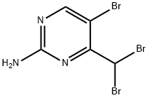 5-bromo-4-(dibromomethyl)-2-pyrimidinylamine 结构式