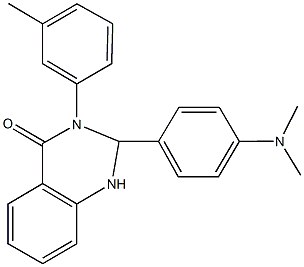 2-[4-(dimethylamino)phenyl]-3-(3-methylphenyl)-2,3-dihydro-4(1H)-quinazolinone|