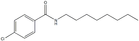 4-chloro-N-octylbenzamide 结构式