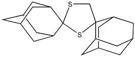 dispiro[adamantane-2,2'-[1,3]dithiolane-4',2''-adamantane] Structure